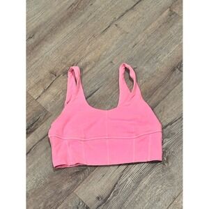 Aerie Offline pink Corset Tank Top Sz L, tank,‎ bra